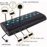 Super New Dotted Fast Charging 13000 mAH Power Bank (BLACK)