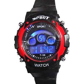 i DIVA'S LCD Multi-function Digital Alarm Boy Kids Girl Sports Wrist Watch