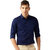Van Galis Fashion wear Royal Blue Formal Shirt For Men
