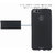 Stuffcool Sable Sandy Finish Textured TPU Soft Back Case Cover for Huawei Honor 7X - Black