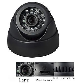 CCTV camera DOME 24 IR Night Vision CCTV Camera DVR with Memory Card Slot