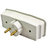 2 Pin Travel Universal Adaptor Plug 4 Socket Power Plug Socket Multiplug Switch Protector With ON/OFF Indicator(10 AMP)