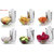 Multi Purpose 6 in 1 Rotary French Fries Cutter,Chips Maker,Grater,Slicer Etc.With 6 Exchangeable Blades (1 Unit)
