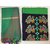 Akarshan Collections Womens Green Slub Cotton Fabric Unstitched Dress Material With Silk Dupatta