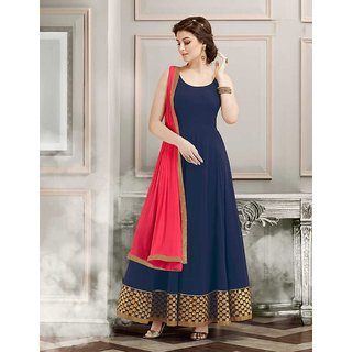 anarkali long dress design