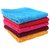 Home Berry Multicolor Face Towels - Setof 5 - 380 GSM, 25cmX25cm