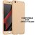 Mobimon 360 Degree Full Body Protection Front Back Cover (iPaky Style) with Tempered Glass for Oppo F1S/A59 (Gold)