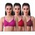 Kair Deal By Low Price Mall Women's Full Coverage Non Padded Bra Pack Of 3  (Multicolor)