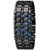 SMC Black-Blue Metallic Digital Watch