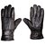 Home Fluent Black Leather Gloves (mt)