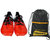 SEGA RED COMFORT FOOTBALL STUD SHOES WITH SHOES BAG COMBO.