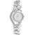 Glory Round Dial White Stainless Steel Analog Watch For Women