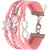 Pink Leather Friendship Band / Bracelet - 835