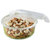 Borosil Microwavable Klip  N  Store Round Dish With Lid 620 ml