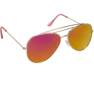 Arzonai Ultimate Multicolor Aviator Shape UV Protected Sunglasses for Men & Women (MA-904-S11)