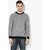 Red Chief Grey Full Sleeve Men's Sweater(8410120 104)