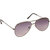 Arzonai Tebrow Black Aviator Shape UV Protected Sunglasses for Men & Women (MA-902-S2)