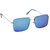 Arzonai Regent Blue Square Shape UV Protected Sunglasses for Men & Women (MA-6666-S5)