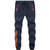 Toyouth Pack Of 1 Navy Blue Skinny Fit Sports Track Pant For Men With Zipper Pockets