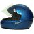 Zokar Racer Full Face Helmet Blue With ISI Mark ( HQ-13 )