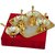Choice Youurself Floral Shaped Silver Gold Plated Bowl Set 9Pcs