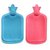 Kriwin Hot water rubber bags set of 2 assorted colors 1500 ml each bottle