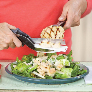 Replace your Kitchen Knives and Cutting Boards With Clever Cutter 2-in-1 Food Chopper