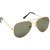 Arzonai Classic Golden MA-008-S14 Unisex Aviator Sunglasses