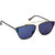 Arzonai Ames Mirror Black MA-067-S4 Women Square Sunglasses