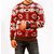 Red Chief Red Printed Full Sleeve Sweater for Men(8410107 G00143)
