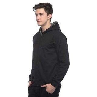 Top Men Emblazon Men's Black High Neck Sweatshirt 2025 at ShopCircuit | ONDC