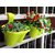 Wonderland 12 inch (pack of 2)  Railing planters in Green