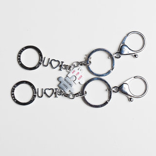 Daffodils Forever Key Chain (Silver) D142