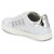 Groofer Men's White Silver Casual Shoes