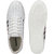 Groofer Men's White Silver Casual Shoes