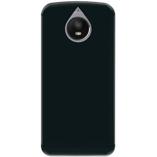 Deltakart Back Cover For Motorola Moto E4 Plus Black Matty
