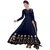 Aika Women's Georgette Fabric Embroidered Dress Material-DRAO1346
