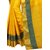 Meia Red Cotton Self Design Festive Saree With Blouse
