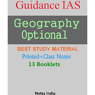 Buy Guidance IAS Geography Optional Class Notes Printed Notes Online ...