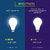 LNVO 3 watt LED Bulbs Pack of 6 , Cool Day Light