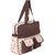 Vouch Yukari Brown Travel Duffle Mother bag / Baby Diaper Bag / Shoulder bag