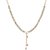 Aabhu Gold Plated American Diamond Fancy kanthi Necklace For Women And Girl