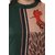 Janasya Women's Dark Green Crepe Graphic Print Straight Kurti