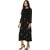 Janasya Women's Crepe Straight Gold Foil Print Kurti