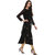 Janasya Women's Crepe Straight Gold Foil Print Kurti