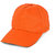 Solid Orange Colour Sports Cap for Men