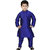JBN Creation Boys Cotton Silk Kurta & Pyjama Set For Kids (Color: Blue)