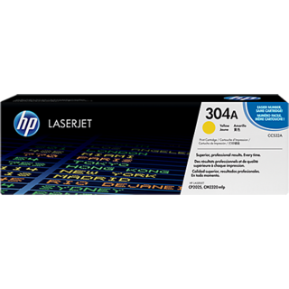 HP 340A Color LaserJet CC532A Yellow Print Cartridge (Yellow)