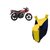 Kaaz Premium Yellow with Black Bike Body Cover For TVS Sport
