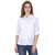 MansiCollections Classic White Button Down Shirt